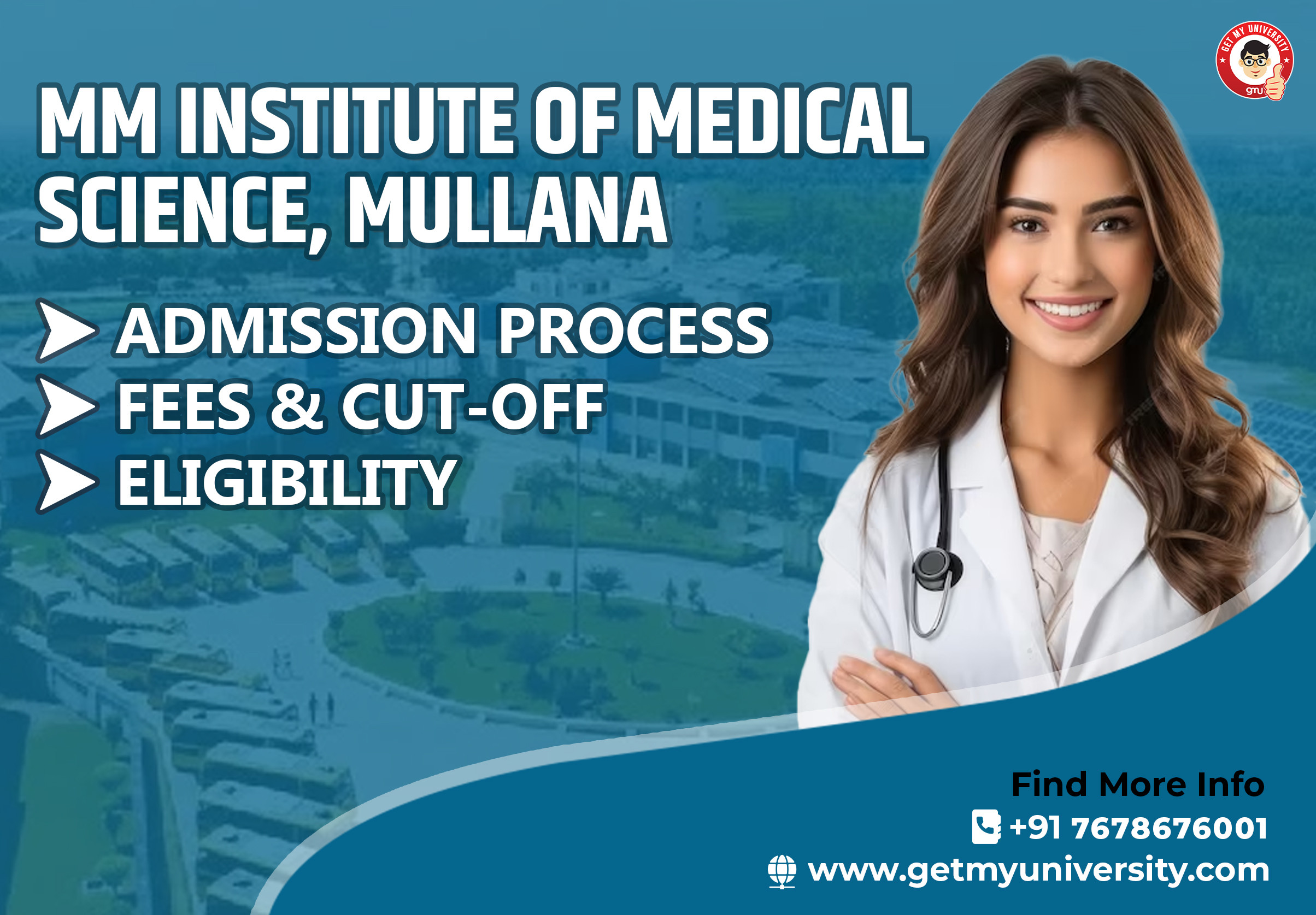 MM Institute of Medical Science, Mullana 2024 Admission Cut Off, Fees